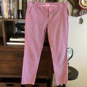 Pink Striped Pants
